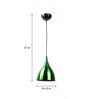 Zucchero Green and White Metal Hanging Light