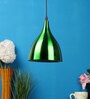 Zucchero Green and White Metal Hanging Light