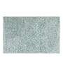 Green and White Polyester Machine Made 80x50 cm Bath Mat