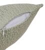 Green and Yellow Polyester Jacquard 16x16 inches Cushion Cover Set of 5
