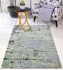 Green Anil Modern Pile 5X7 Ft Carpet