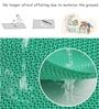 Green Antiskid 2 x 3 Feet PVC Bathroom Mat
