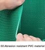 Green Antiskid 2 x 4 Feet PVC Bathroom Mat