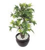 Green Artificial Maple Bonsai Plant with Ceramic Pot