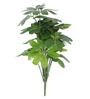 Polyester Green Schefflera Floor Without Pot Artificial Plants