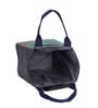 Green Background & Floral Printed Rectangle Insulated Lunch Bag