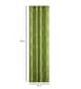 Green Cotton Traditional 9 Ft Light Filtering Eyelet 1 Door Curtain