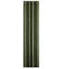 Green Solid Jute 7 Ft Light Filtering Eyelet Door Curtain