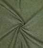 Green Solid Jute 7 Ft Light Filtering Eyelet Door Curtain