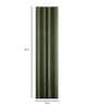 Green Solid Jute 7 Ft Light Filtering Eyelet Door Curtain