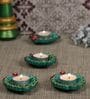 Green Brass (Set of 4) Diyas