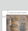 Green Canvas BG Modern Art Digitally Printed Art Print without Frame