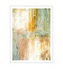 Green Canvas BG Modern Art Digitally Printed Art Print without Frame