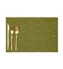 Green Ceila Rectangular PVC Dining Table Placemat