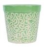 Green Ceramic Ashwani Design With Rd Print Big Planter