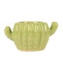 Green Ceramic Cactus Shape Flower Pot