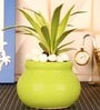 Green Ceramic Desk Pot