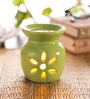 Green Ceramic Diffuser With Jasmine Oil
