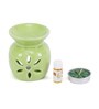 Green Ceramic Diffuser With Jasmine Oil