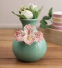 Green Ceramic Flower Vase
