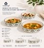 Green Ceramic Serving Bowl Set of 3 (500 ML, 600 ML & 800 ML)