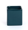 Green Ceramic Square Shape Table Top Planter