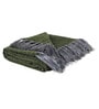 Green Chenille Plain Solid Pattern 60 X 50 Inch Throw