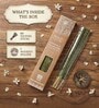 Green Citronella Lemongrass Incense Sticks with Wooden Holder