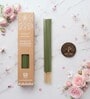 Green Citronella Lemongrass Incense Sticks with Wooden Holder