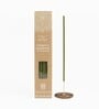 Green Citronella Lemongrass Incense Sticks with Wooden Holder
