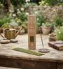Green Citronella Lemongrass Incense Sticks with Wooden Holder