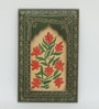 Green Color Handpainted Engineered Wood Jharokha Frame