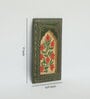 Green Color Handpainted Engineered Wood Jharokha Frame