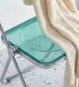 Green Colour Acrylic Finish Folding Ether Chair