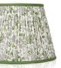 Calming Floral 30cm Straight Empire Cotton  Lampshade (Green)