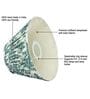 Regal Fern 30cm Empire Cotton  Lampshade (Green)
