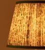 Calming Floral 40cm Straight Empire Cotton  Lampshade (Green)