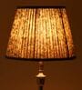 Calming Floral 30cm Straight Empire Cotton  Lampshade (Green)