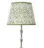 Calming Floral 40cm Straight Empire Cotton  Lampshade (Green)