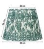 Regal Fern 30cm Straight Empire Cotton  Lampshade (Green)