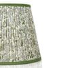 Calming Floral 40cm Straight Empire Cotton  Lampshade (Green)