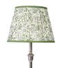 Calming Floral 30cm Straight Empire Cotton  Lampshade (Green)