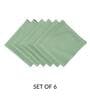 Green Cotton  (16x 16 )Inch Table Napkins (Set of 6)