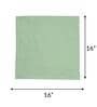 Green Cotton  (16x 16 )Inch Table Napkins (Set of 6)