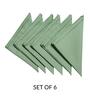 Green Cotton  (16x 16 )Inch Table Napkins (Set of 6)