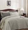 Green Cotton 120 AC Room Double Bed Quilt