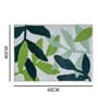 Green Cotton 16X24 Inches Anti-Skid Bath Mat