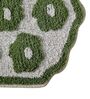 Green Cotton 16X24 Inches Anti-Skid Bath Mat
