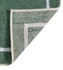 Green Cotton 20X30 Inches Anti-Skid Bath Mat Set Of 2