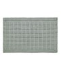 Green Cotton 21X37 Inches Anti-Skid Bath Mat